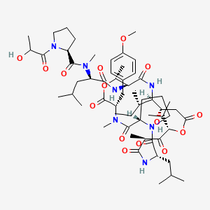 molecular formula C57H89N7O15 B1252692 Didemnin 