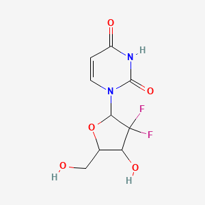molecular formula C9H10F2N2O5 B1252694 2',2'-Difluoro-2'-deoxyuridine 