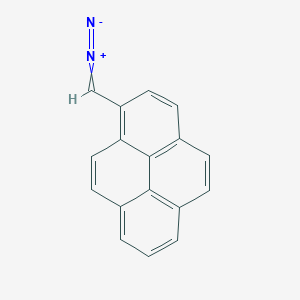 molecular formula C17H10N2 B012527 1-Pyrenyldiazomethane CAS No. 78377-23-8