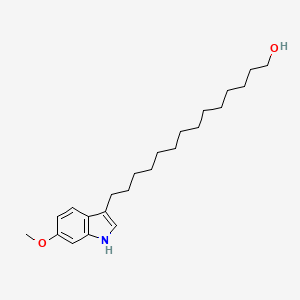 1H-Indole-3-tetradecanol, 6-methoxy-