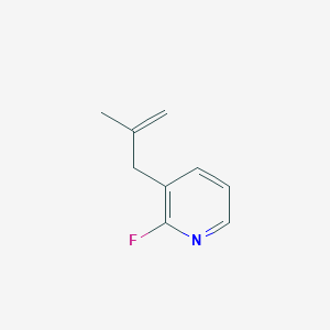 Pyridine, 2-fluoro-3-(2-methyl-2-propenyl)-