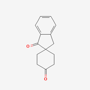 Spiro(cyclohexane-1,2'-indan)-1',4-dione
