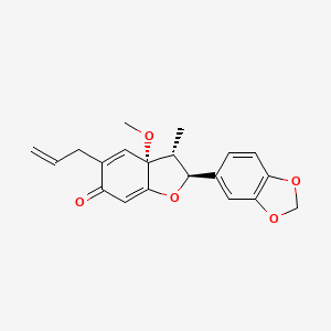 molecular formula C20H20O5 B1252722 denudatin A 
