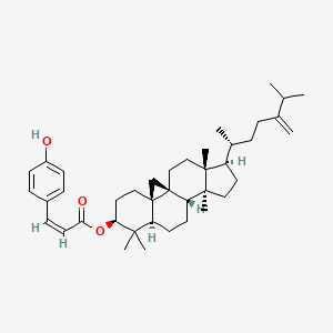 molecular formula C40H58O3 B1252727 Pholidotin 