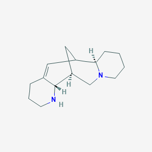 molecular formula C15H24N2 B1252729 (1S,2S,10R)-3,15-diazatetracyclo[7.7.1.02,7.010,15]heptadec-7-ene 