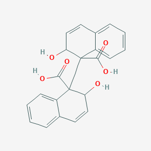 1,1'-Methylenebis(2-hydroxy-1,2-dihydronaphthalene-1-carboxylic acid)