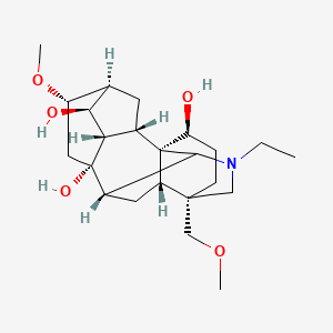 molecular formula C23H37NO5 B1252732 Isotalatizidine 