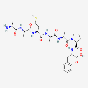 L-Alanyl-L-alanyl-L-methionyl-L-alanyl-L-alanyl-L-prolyl-L-phenylalanine