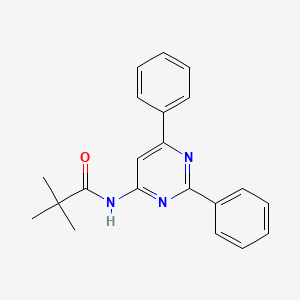 N-(2,6-diphenylpyrimidin-4-yl)-2,2-dimethylpropionamide