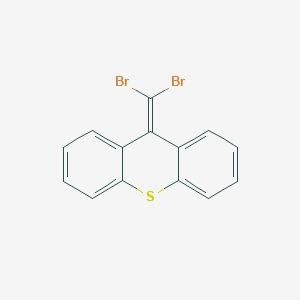 9H-Thioxanthene, 9-(dibromomethylene)-