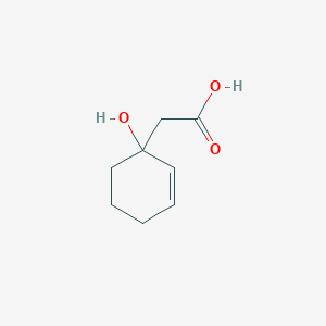 2-(1-Hydroxycyclohex-2-en-1-yl)acetic acid