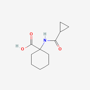 1-[(Cyclopropanecarbonyl)amino]cyclohexane-1-carboxylic acid