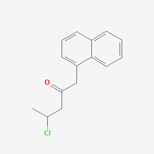 4-Chloro-1-(naphthalen-1-yl)pentan-2-one