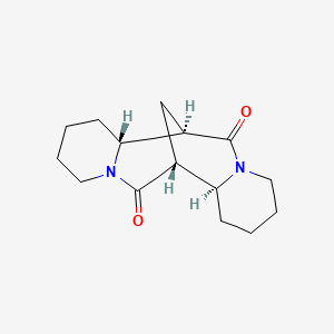 molecular formula C15H22N2O2 B1252736 10,17-Dioxosparteine CAS No. 52717-73-4