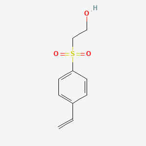 2-(4-Ethenylbenzene-1-sulfonyl)ethan-1-ol