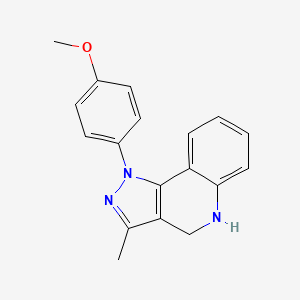 1-(4-Methoxyphenyl)-3-methyl-2,4-dihydro-1H-pyrazolo[4,3-c]quinoline