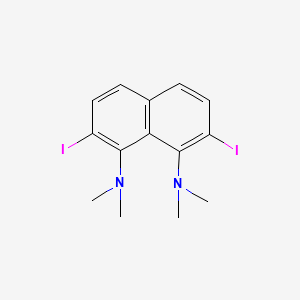 1,8-Naphthalenediamine, 2,7-diiodo-N,N,N',N'-tetramethyl-