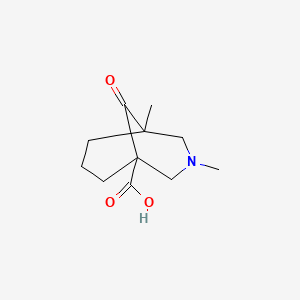 3,5-Dimethyl-9-oxo-3-azabicyclo[3.3.1]nonane-1-carboxylic acid