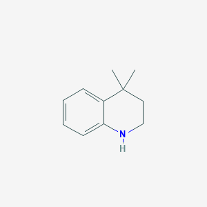 molecular formula C11H15N B1252745 4,4-Dimethyl-1,2,3,4-tetrahydroquinoline CAS No. 20364-31-2