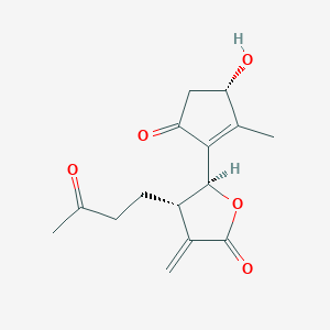 molecular formula C15H18O5 B1252749 Isosecotanapartholide 