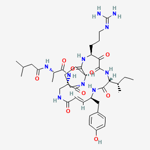 molecular formula C40H60N10O9 B1252752 Cyclotheonamide E3 