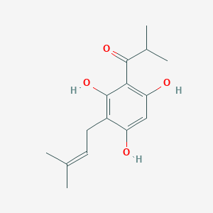 2-Methyl-1-[2,4,6-trihydroxy-3-(3-methyl-2-butenyl)phenyl]-1-propanone