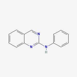 molecular formula C14H11N3 B1252766 Anilinoquinazoline 