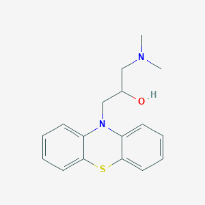 molecular formula C17H20N2OS B1252769 1-(二甲氨基)-3-(10-吩噻嗪基)-2-丙醇 