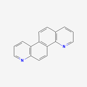 molecular formula C16H10N2 B1252772 1,10-Diazachrysene CAS No. 218-21-3