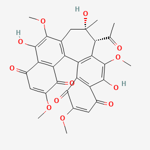 molecular formula C30H26O12 B1252785 hypocrellin D 