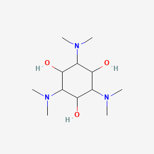 molecular formula C12H27N3O3 B1252786 1,3,5-Trideoxy-1,3,5-tris(dimethylamino)-cis-inositol 