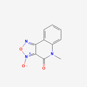 5-Methyl-3-oxido-[1,2,5]oxadiazolo[3,4-c]quinolin-3-ium-4-one