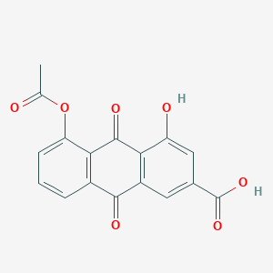 molecular formula C17H10O7 B125279 5-乙酰大黄素 CAS No. 875535-35-6