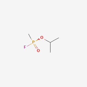 molecular formula C4H10FO2P B1252790 (-)-沙林 CAS No. 6171-94-4