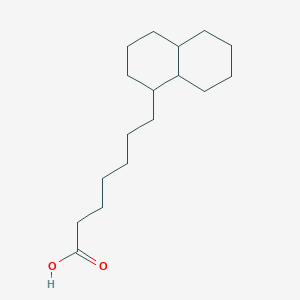 7-(Decahydronaphthalen-1-YL)heptanoic acid