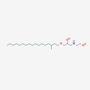 1-[(2-Hydroxyethyl)amino]-3-[(3-methylheptadecyl)oxy]propan-2-ol