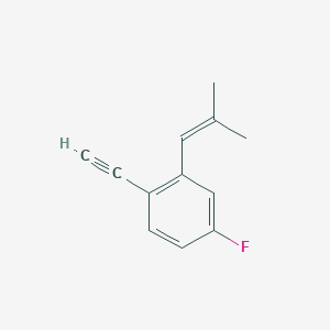 Benzene, 1-ethynyl-4-fluoro-2-(2-methyl-1-propenyl)-