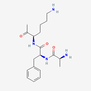 L-Alanyl-N-[(3R)-7-amino-2-oxoheptan-3-yl]-L-phenylalaninamide