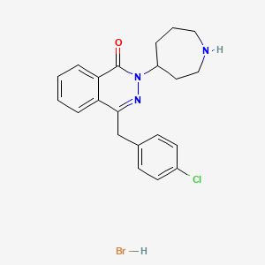 molecular formula C21H23BrClN3O B1252798 Desmethylazelastine hydrobromide CAS No. 103541-66-8