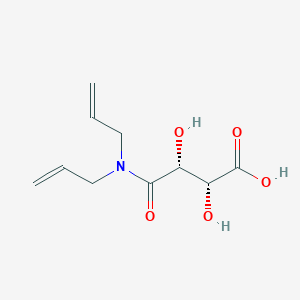 (2R,3R)-4-[Di(prop-2-en-1-yl)amino]-2,3-dihydroxy-4-oxobutanoic acid