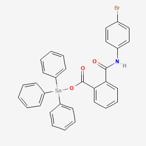 N-(4-Bromophenyl)-2-{[(triphenylstannyl)oxy]carbonyl}benzamide