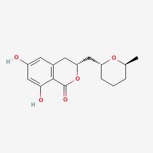 molecular formula C16H20O5 B1252801 枝孢菌素 CAS No. 35818-31-6