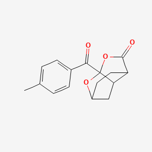 1-(4-Methylbenzoyl)hexahydro-1,6-epoxy-2-benzofuran-3(1H)-one