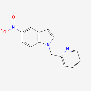 5-nitro-1-(pyridin-2-ylmethyl)-1H-indole