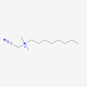 N-(Cyanomethyl)-N,N-dimethyloctan-1-aminium