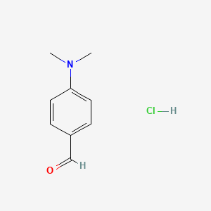 molecular formula C9H12ClNO B1252814 p-Dimethylaminobenzaldehyde hydrochloride CAS No. 5988-39-6