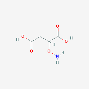molecular formula C4H7NO5 B1252815 Aminooxysuccinic acid 