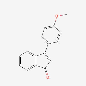 1H-Inden-1-one, 3-(4-methoxyphenyl)-