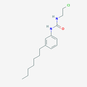 N-(2-Chloroethyl)-N'-(3-heptylphenyl)urea