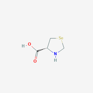 molecular formula C4H7NO2Se B1252835 Selenazolidine-4-carboxylic acid 